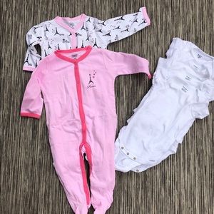 Paris Pajamas and Onesies Bundle